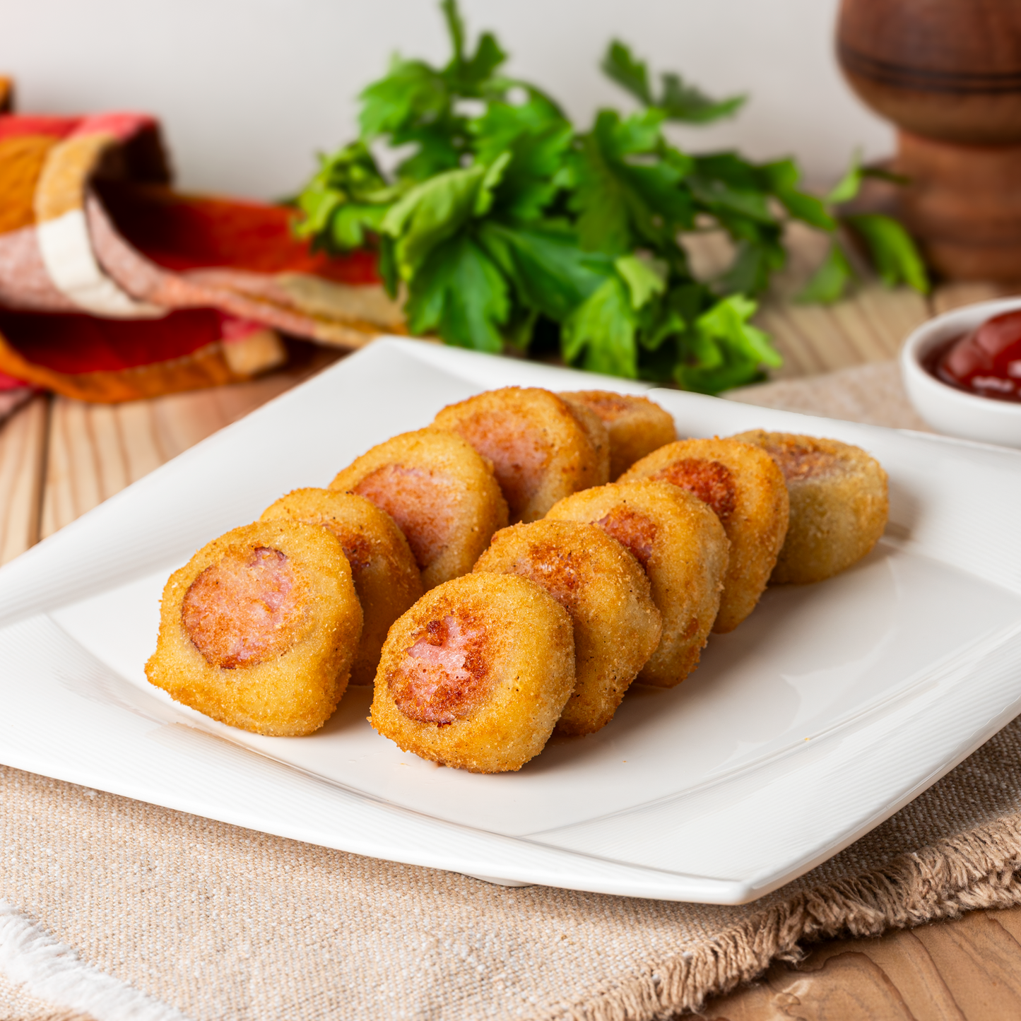 Bolinho de Linguiça Defumada 25g