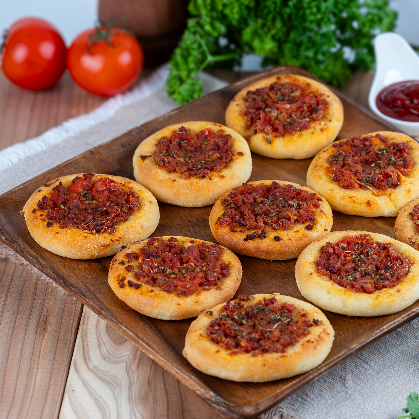 Esfiha aberta de calabresa 40g