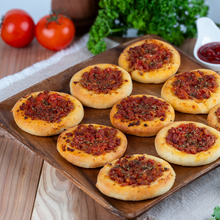 Esfiha aberta de calabresa 40g