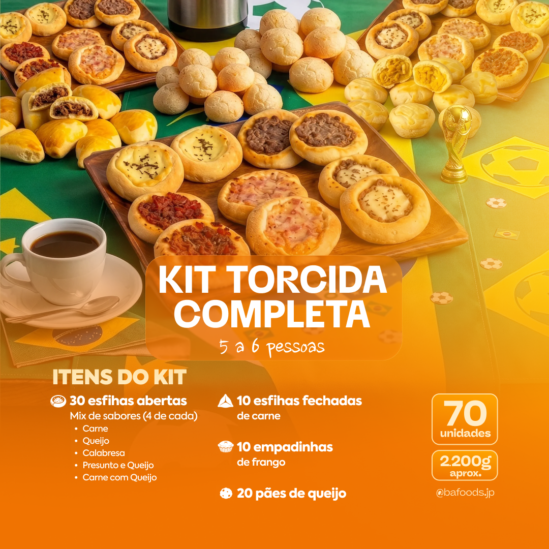 Kit torcida completa 🇧🇷 | Serve 5-6 pessoas