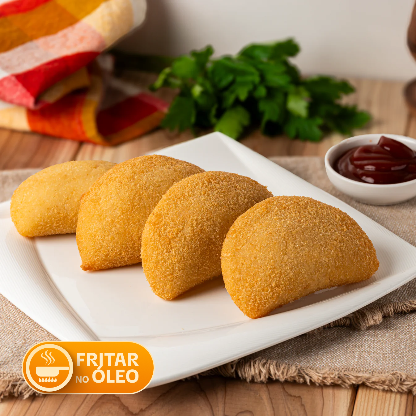 Risoles de presunto e queijo 100g - 5 unidades